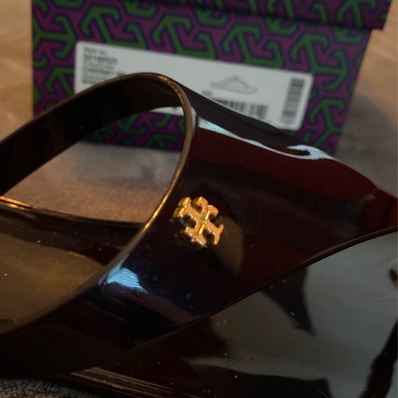 Tory Burch Miller Sandals in Eggplant - Picture 7 of 10